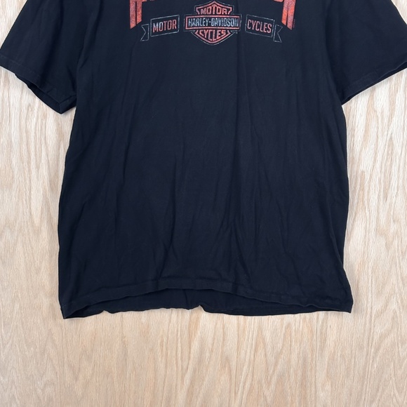 Harley-Davidson Dallas Texas Graphic T-Shirt XL Black Vintage Biker Tee - Picture 3 of 9